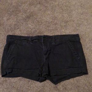 Aeropostale black stretch cotton shorts